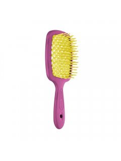 Janeke Superbrush 86SP226VY  - Щітка для волосся фіолетова з жовтим