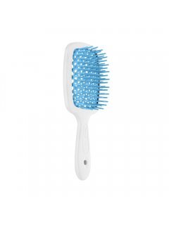 Janeke Superbrush SP226BIA TSE- Щітка для волосся біла з блакитним
