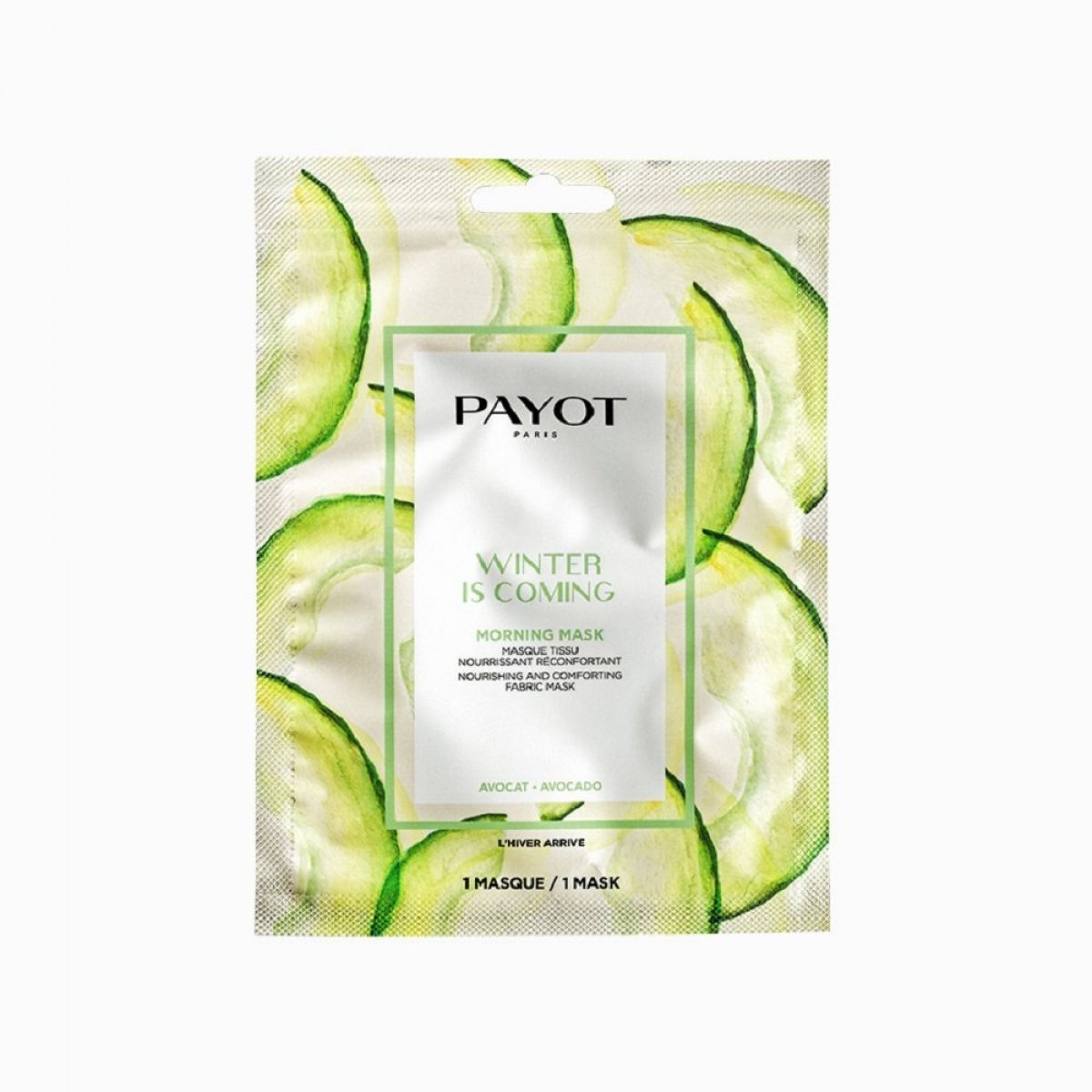 Payot Morning Mask Winter Is Coming - Тканевая маска питательная для сухой  кожи с экстрактом авокадо 91672 : купить в Киеве и Украине - низкая цена,  отзывы и описание