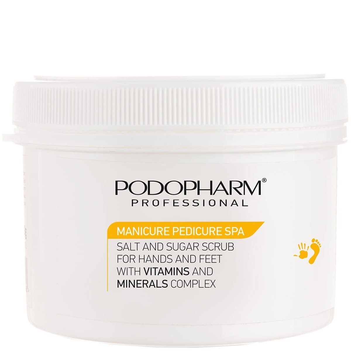 Podopharm Salt and Sugar Scrub For Hands and Feet - Сахарно-солевой пилинг  для рук и ног с комплексом витаминов и минералов 89825 : купить в Киеве и  Украине - низкая цена, отзывы и описание