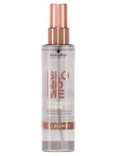 BLONDME Bi-Phase Bonding & Protecting Spray Detoxing System - Двофазний бондінг-спрей для захисту білявого волосся