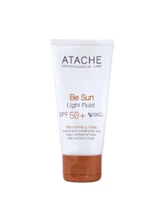 Atache Be Sun Light Fluid 50+SPF - Солнцезащитный антивозрастной флюид
