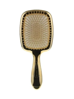 Janeke Superbrush Gold With Mirror - Расчёска с зеркалом золотистая