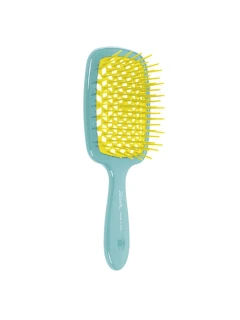 Janeke Superbrush 86SP226 TSE  - Щітка для волосся бірюзова з жовтим