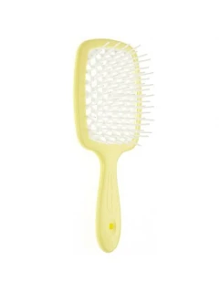 Janeke Superbrush SMALL (94SP234GIA) - Щітка для волосся жовтий нюд з білим