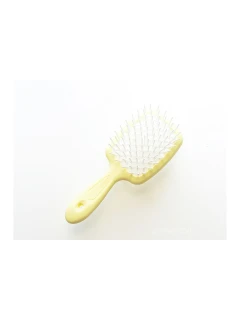 Janeke Superbrush SMALL (94SP234GIA) - Щітка для волосся жовтий нюд з білим
