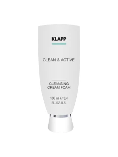 Klapp Clean & Active Cleansing Cream Foam - Базовая очищающая крем пенка