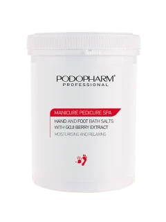 Podopharm Hand and Foot Bath Salts With Goji Berry Extract - Пом'якшувальна сіль для ванн з екстрактом годжі і маслом ши