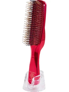 Scalp Brush World Premium Long Red  - Премиальная массажная щётка для волос и кожи головы с подставкой