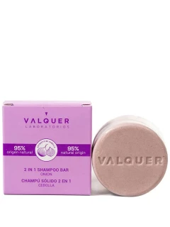 Valquer 2 In 1 Shampoo Bar With Onion Extract - 2 в 1 Твердый шампунь + Кондиционер для волос с экстрактом лука