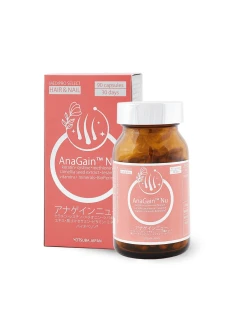 AnaGain Nu Hair & Nail - Капсулы для роста волос, здоровой кожи и крепких ногтей
