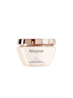 Kerastase Gloss Absolu Masque Creme Hydra-Glaze - Кремовая увлажняющая маска для блеска и гладкости густых, вьющихся волос