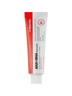 AHA BHA 28 Days Hyal Cream – Восстанавливающий крем-пилинг для лица с кислотами и пептидами