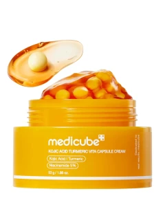 Kojic Acid Turmeric Vita Capsule Cream - Осветляющий капсульный крем с койевой кислотой и куркумой